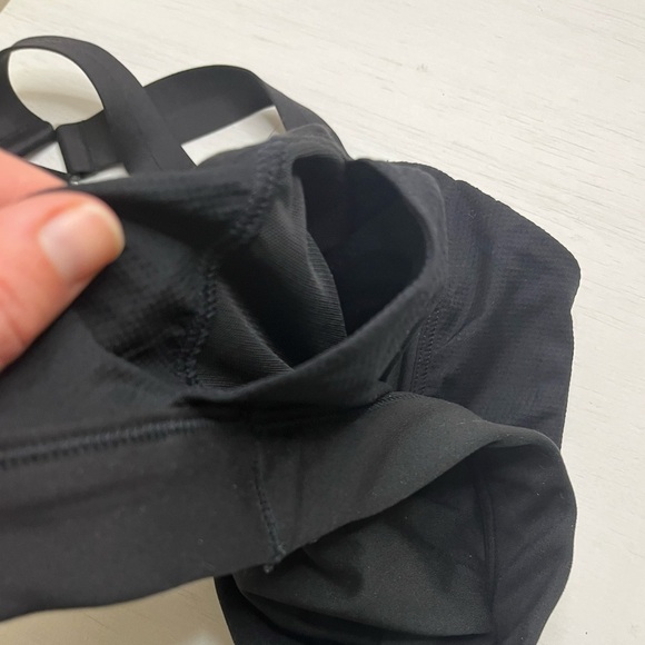 Athleta Ascent Bra Black T-Back Sports Bra A-C - Picture 8 of 9